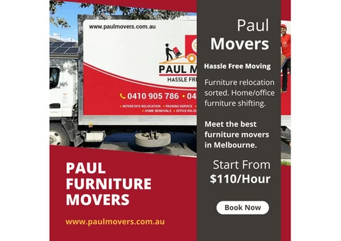 Furniture Movers Melbourne – Paul Movers
