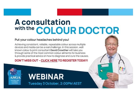 A Consultation with The Colour Doctor – Webinar Tuesday Oct 3rd, 2023