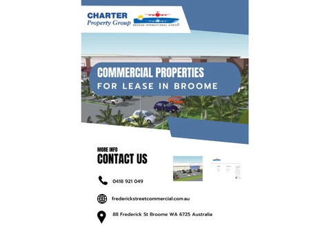 Explore Prime Commercial Properties for Lease in Broome | Frederick Street Commercial