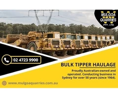 Expert Bulk Material Transport Sydney | Reliable Tipper Solutions | Mulgoa Quarries Pty Ltd