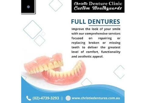Leading Full Dentures Clinic in Penrith | Dell Christie Denture Clinic
