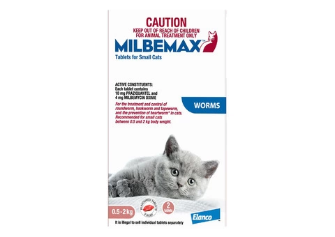 Milbemax All Wormer For Cats - Buy Milbemax Allwormer Tablets