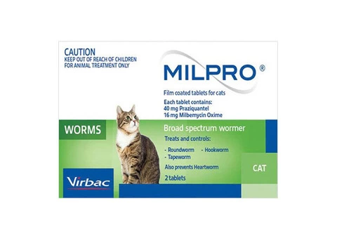 Buy Milpro Allwormer for Cats Online
