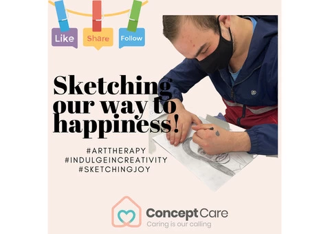 Art therapy for individuals with disabilities | Concept Care