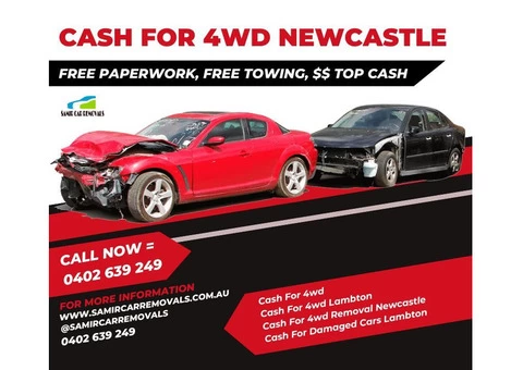 Cash For 4wd Removal Newcastle