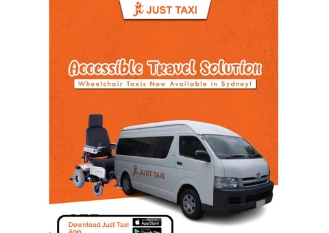 Wheelchair Taxi in Sydney - Just Taxi
