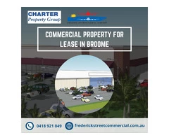 Discover Prime Commercial Properties for Lease in Broome | Frederick Street Commercial