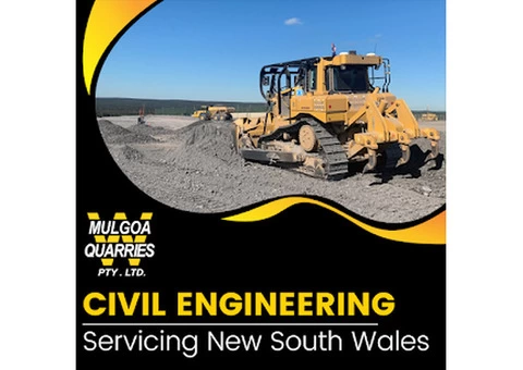 Leading Civil Engineering Services Sydney | Infrastructure Experts | Mulgoa Quarries Pty Ltd