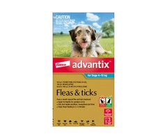 Buy Advantix For Medium Dogs 4 To 10kg (Aqua) - Free Shipping