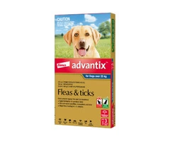 Buy Advantix For Extra Large Dogs Over 25kg (Blue) - Free Shipping