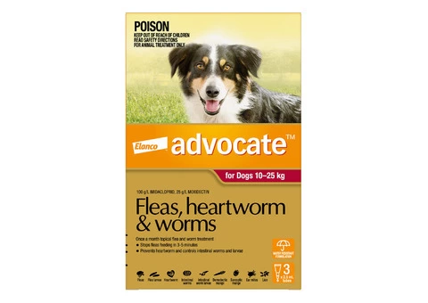 Buy Advocate For Large Dogs 10 To 25kg (Red) - Free Shipping