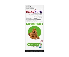 Buy Bravecto Spot On For Medium Dogs Green (10 - 20 Kg) - Free Shipping