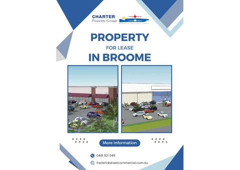 Explore Prime Property for Lease in Broome | Frederick Street Commercial
