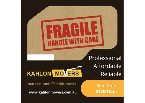 Fragile Removals Melbourne – Kahlon Movers