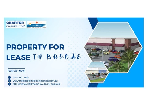 Find Your Ideal Property for Lease in Broome, Australia | Frederick Street Commercial
