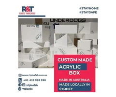 Acrylic Display Case Australia | Clear Acrylic Display Box | R&T Plastic Fabricators