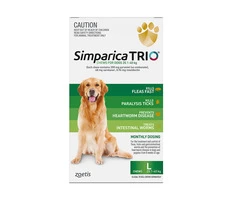 Buy Simparica Trio For Large Dogs 20.1-40kg (Green) - Free Shipping