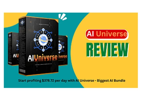 Start profiting $378.72 per day with AI Universe - Biggest AI Bundle