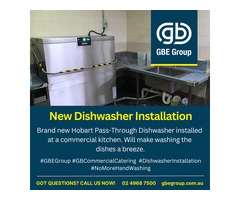 Automatic Hood Lift Dishwasher