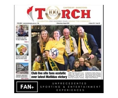 Paul Wade Makes Front Cover Of Torch Newspaper