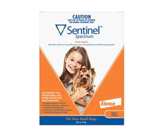 Buy Sentinel Spectrum Tasty Chews For Very Small Dogs Up To 4kg (Orange) - Free Shipping