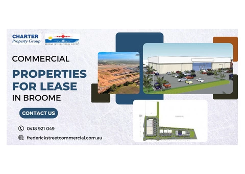 Find the Perfect Commercial Properties for Lease in Broome, Australia