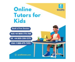 Online Tutors for kids | +61-1800-775-768 | Gradify Tutors