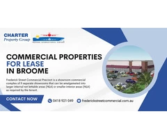 Broome's Premier Commercial Properties for Lease Await You | Frederick Street Commercial