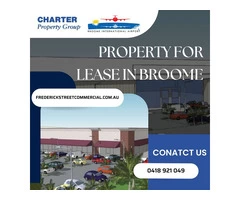 Discover Prime Property for Lease in Broome | Frederick Street Commercial