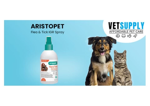 Aristopet Flea and Tick IGR Spray for Dogs | VetSupply