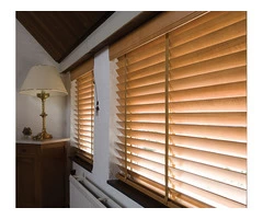 Get Wooden Venetian Blinds In Your Choice Of Design And Colour