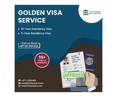 Golden Visa Service - 5 years and 10 years Residency Visas