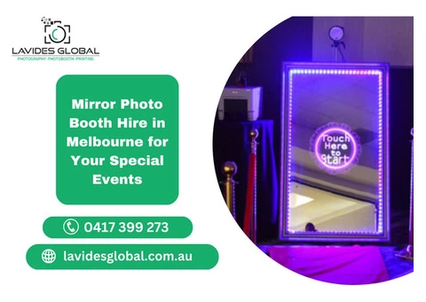 Mirror Photo Booth Hire in Melbourne for Your Special Events | 0417399273