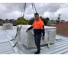 Reverse cycle ducted heating and cooling