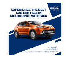 Experience the Best Car Rentals in Melbourne with MCR