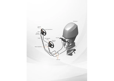 Best Hydraulic Steering System | Boat Steering Kit | Multisteer - 4/6
