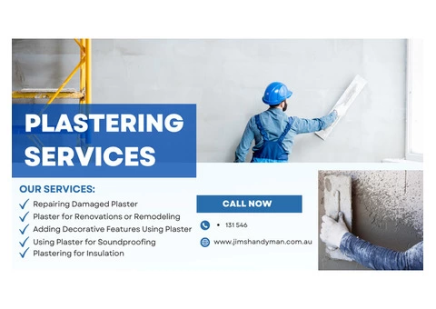 Plastering Services | Jim's Handyman