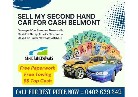 Sell My Second Hand Car For Cash Belmont