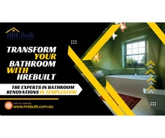 Transform Your Bathroom with HreBuilt, the Experts in Bathroom Renovations Templestowe