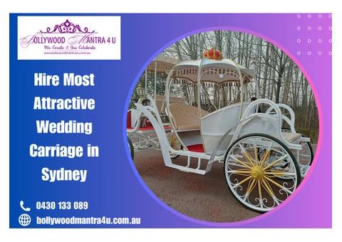 Hire most attractive wedding carriage in Sydney | Call us : 0430 133 089