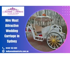 Hire most attractive wedding carriage in Sydney | Call us : 0430 133 089