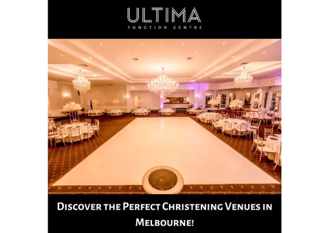 Discover the Perfect Christening Venues in Melbourne!