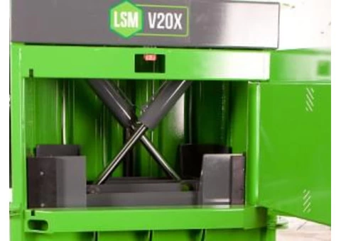 | Cardboard Baler | Waste Management Company | V20X Low-liner Cross-Ram Baler