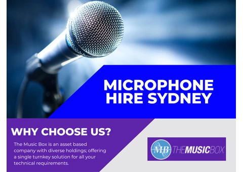 Microphone Hire Sydney