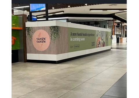 Hoarding Sticker Installation