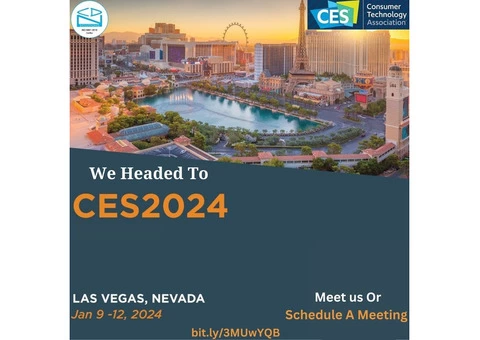 Meet CDN Solutions Team At The Most Influential Tech Event CES 2024 Las Vegas