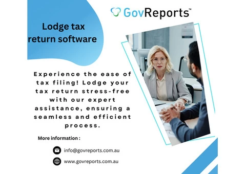 Lodge tax return with GovReports