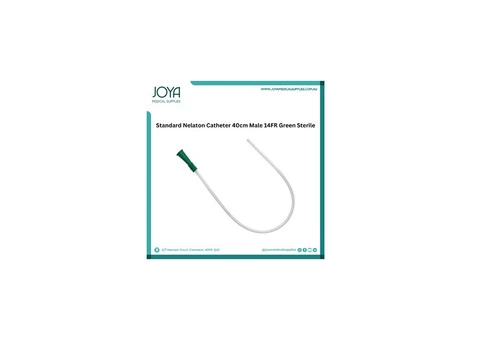 Buy Standard Nelaton Catheter 40cm Male 14Fr Green Sterile Australia Wide