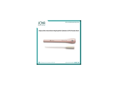 Infyna Chic Intermittent Hydrophilic Catheter 12 FG Female 14cm| Australia