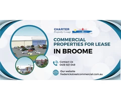 Broome's Business Hub: Unlock Opportunities with Commercial Properties at Frederick Street